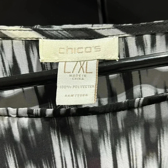 Chico’s Poncho Coverup,vertical stripe,round neck,sheer,lightweight,multi wear - Picture 6 of 7